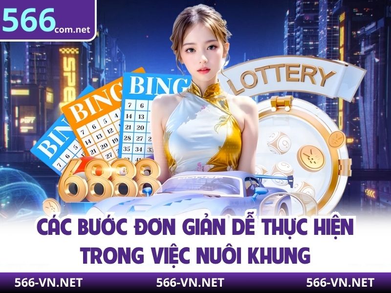 Các bước đơn giản dễ thực hiện trong việc nuôi khung