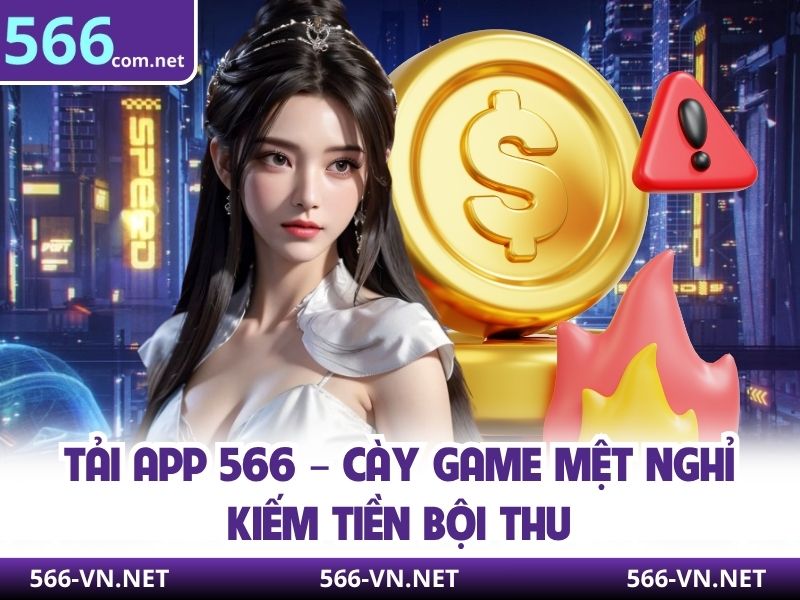 Tải App 566 – Cày Game Mệt Nghỉ Kiếm Tiền Bội Thu
