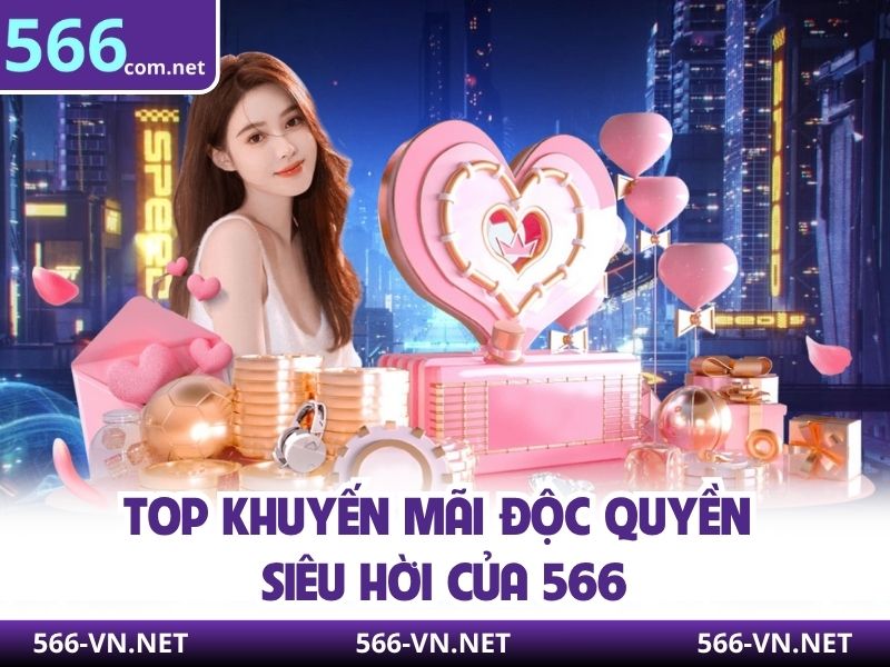 Top khuyến mãi độc quyền siêu hời của 566