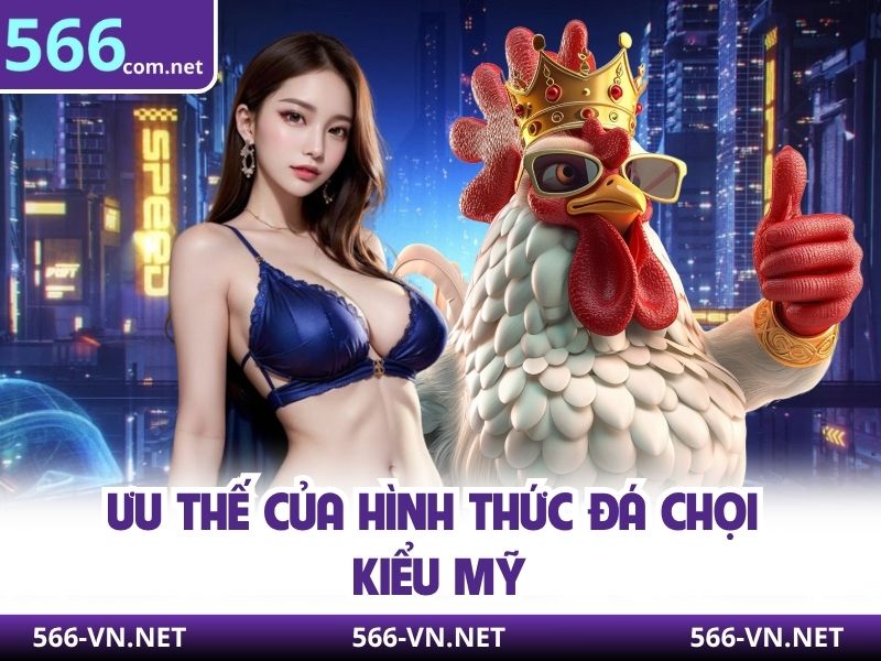 Ưu thế của hình thức đá chọi kiểu Mỹ 